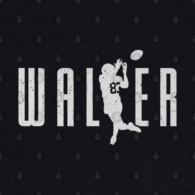 Darren Waller Las Vegas Silhouette Name by Buya_Hamkac